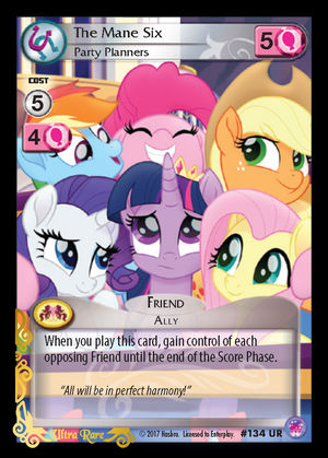 The Mane Six, Party Planners
